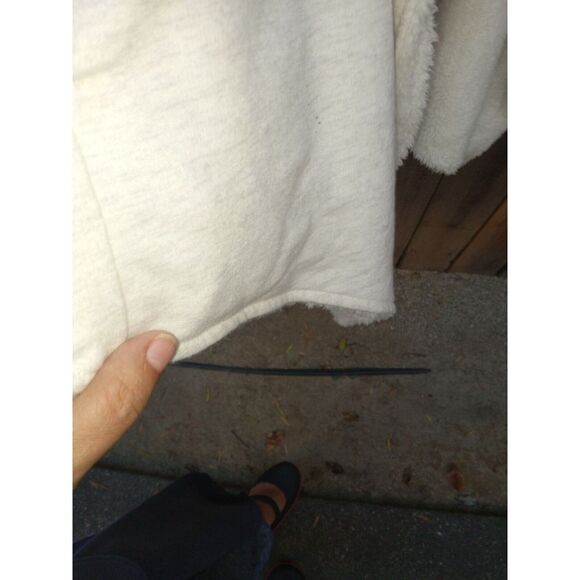 Gaiam Compass‎ Sherpa Open-Front Wrap Yoga Cardigan w/ Pockets Size Large - Picture 5 of 6